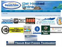 Tablet Screenshot of newcastlefishing.com